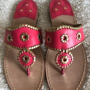 Jack Rogers Pink Flip Flops